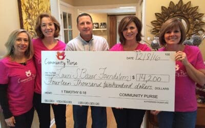 Community Purse donates $14,200 to LSB Foundation